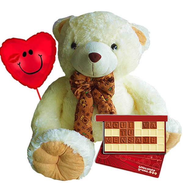 Oso de peluche personalizado, oso de peluche con texto personalizado +  imagen como regalo personalizado para novia/novio en el día de San