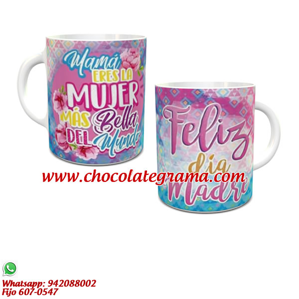 Taza Personalizada Dia de la Madre # 02, Regalos para Enamorados, Regalos  Peru, Delivery de Regalos Lima, Chocolategrama, Tazas Personalizadas  Peru